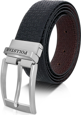 

POLLSTAR Men Formal, Casual Black, Brown Genuine Leather Reversible Belt