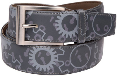 

Orolyf Men Casual Grey Genuine Leather Belt, Gray