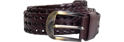 

Amber Shine Men Party, Casual Brown Artificial Leather Belt, Dark brown