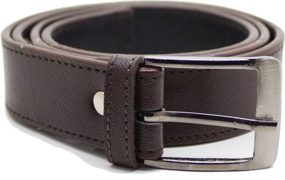 

Bageera Men Black Artificial Leather Belt, Brown