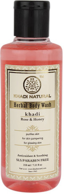 

Khadi Natural Rose & Honey Body Wash (SLS/Paraben Free)(210 ml)