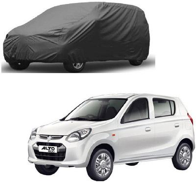 Furious3D Car Cover For Maruti Suzuki Alto 800 (Without Mirror Pockets)(Grey)