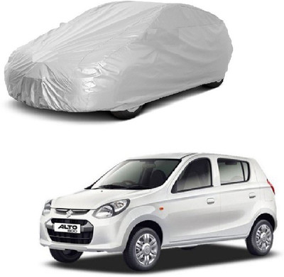Furious3D Car Cover For Maruti Suzuki Alto 800 (Without Mirror Pockets)(Silver)