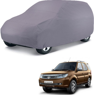 Mobik Car Cover For Tata Safari Storme (Without Mirror Pockets)(Grey)