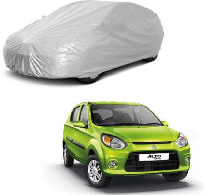 Furious3D Car Cover For Maruti Suzuki Alto 800 (Without Mirror Pockets)(Silver)