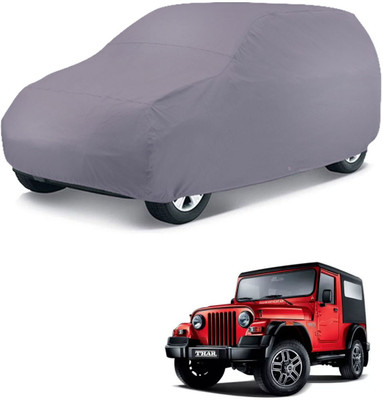 Mobik Car Cover For Mahindra Thar (Without Mirror Pockets)(Grey)