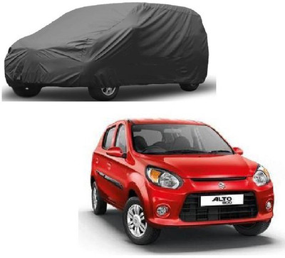 Furious3D Car Cover For Maruti Suzuki Alto 800 (Without Mirror Pockets)(Grey)