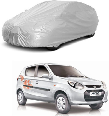 Furious3D Car Cover For Maruti Suzuki Alto 800 (Without Mirror Pockets)(Silver)