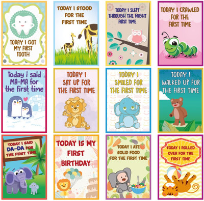

Madcaps The Party Shop Baby milestone cards Actions(Multicolor)