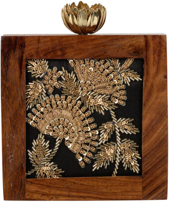 

Craftzen Party Brown Clutch