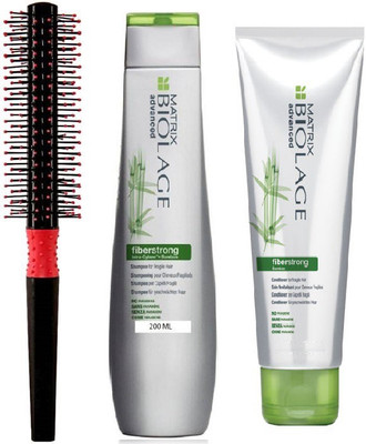 

TheTopNotch Brush and Matrix Fiberstrong Shampoo 200 GM and Conditioner 96 gm(Set of 3)