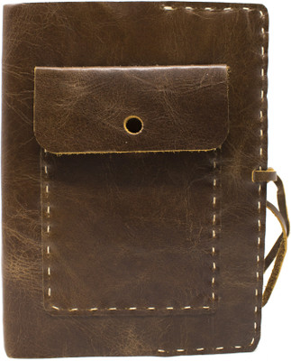 

Craft Club Regular Journal(100% Handmade recycled cotton paper journal (finished leather), Coffee)