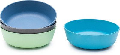 

bobo&boo Set of 4 Bamboo Toddlers & Kids Bowls for Cereal & Soup - Coastal - Made from Bamboo, Non-Toxic, BPA-free & Eco-friendly Kids bowls for cereal & soups, FDA & LFGB approved, Great Gift for Baby Showers & Birthdays(Coastal)