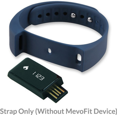 

MevoFit Fitness Band & Activity Tracker (MevoFit Drive) Replacement or Add-on STRAPS : Premium Design Strap (Accessory) ONLY Fitness Band(Black, Pack of 1), Blue