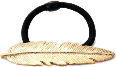 

Ayesha Fashion women gold metal Rubber Band(Gold)