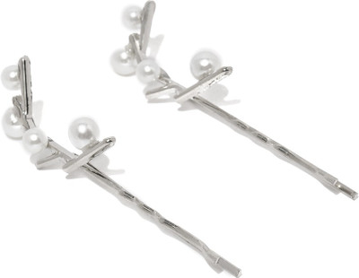 

Ayesha Fashion women silver metal Hair Pin(Silver)