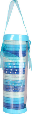 

Ayesha Fashion women blue elastic Rubber Band(Blue)