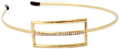 

Ayesha Fashion women gold metal Hair Band(Gold)