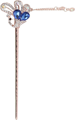 

Pink Rose Princess Charm Bun Stick(Multicolor)