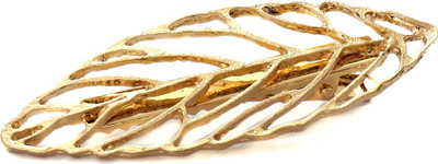 Ayesha Fashion women gold metal Hair Pin(Gold)