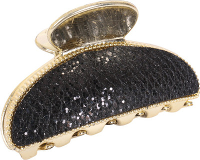 

Ayesha Fashion women black metal Hair Clip(Black)