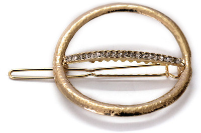 Ayesha Fashion women gold metal Hair Pin(Gold)