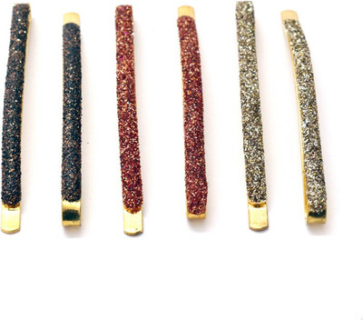 

Ayesha Fashion women brown metal Hair Pin(Brown)