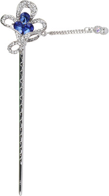 

Pink Rose Princess Charm Bun Stick(Multicolor)