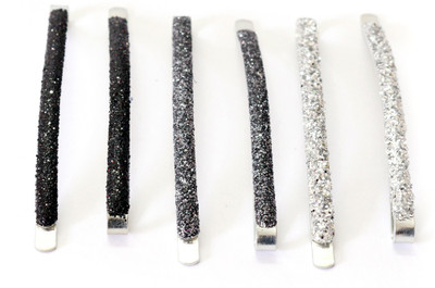 

Ayesha Fashion women black metal Hair Pin(Black)