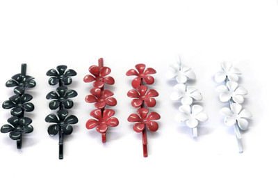 

Ayesha Fashion women black metal Hair Pin(Black)