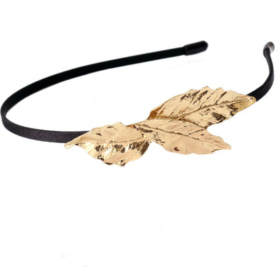 

Ayesha Fashion women gold metal Hair Band(Gold)