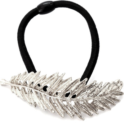 

Ayesha Fashion women silver metal Rubber Band(Silver)