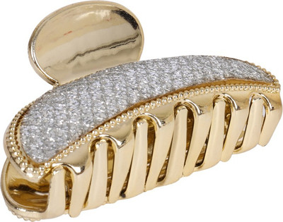 

Ayesha Fashion women silver metal Hair Clip(Silver)
