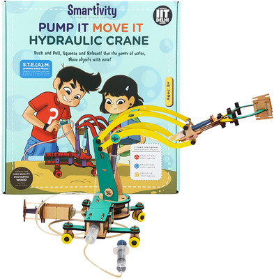 

Smartivity Pump It Move It Hydraulic Crane(Multicolor)