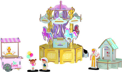 

Smartivity Turn and Twinkle Merry Go Round(Multicolor)
