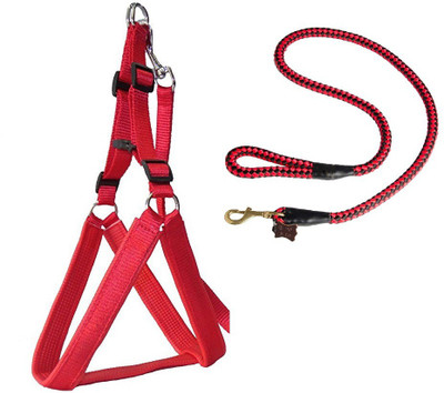 

Furious3D Dog Harness & Leash(, RED