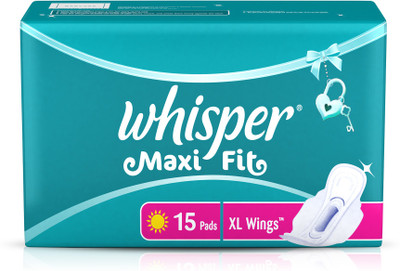 

Whisper Maxi Fit L Wings Sanitary Pad(Pack of 15)