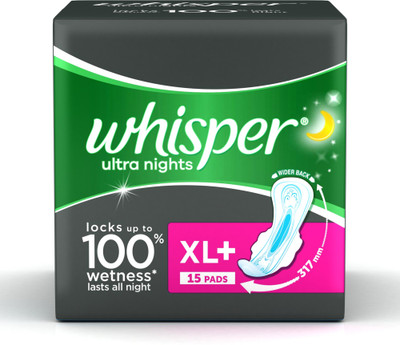 

Whisper Ultra Plus Sanitary Pad(Pack of 15)