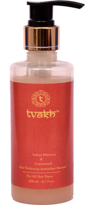 

Tvakh Indian Hibiscus and Carrotseed Hair Thickening Antioxidant Shampoo(200 ml)