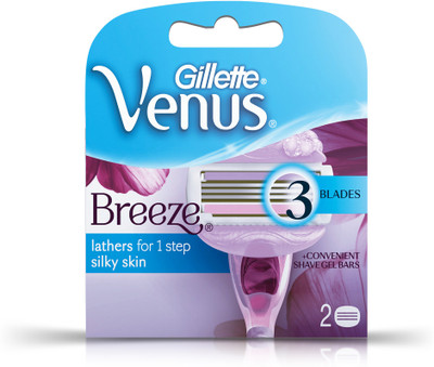 

Gillette Venus Breeze Cartridge(Pack of 2)