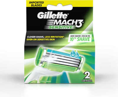 

Gillette Mach 3 Sensitive Cartridges(Pack of 2)
