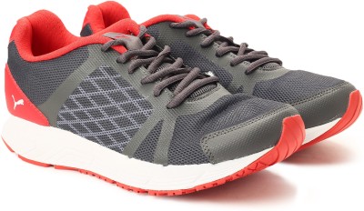 

Puma Sigma IDP Running Shoes For Men(Grey, Orange, Asphalt-high risk red