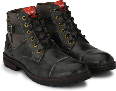 

Alex Martin High Top Boots For Men(Grey