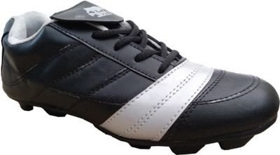 

Port QASRICK Football Shoes For Men(Black, Silver