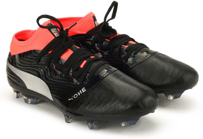 

Puma ONE 18.2 FG Football Shoes For Men(Black, Puma black-puma silver-red blast