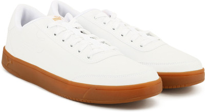 Puma Court Breaker L Mono Sneakers For Men(White) at flipkart