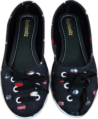 

Fashionitz Canvas Shoes For Women(Black