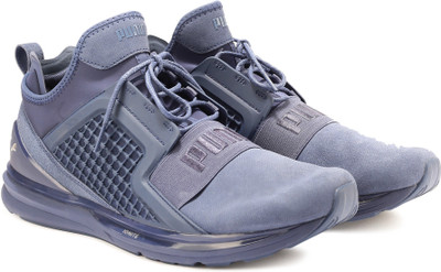 

Puma IGNITE Limitless Brushed Suede Running Shoes For Men(Blue, Blue indigo-puma silver