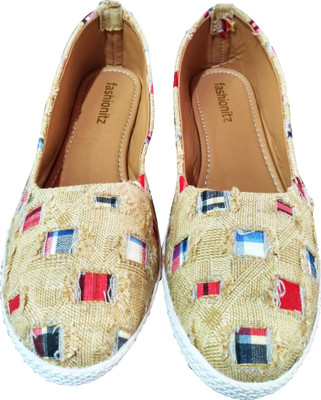 

Fashionitz Bellies For Women(Multicolor, Tan