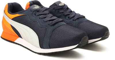 Puma Pacer IDP Sneakers For Men(Blue, Peacoat-vibrant orange